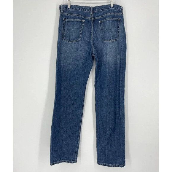 Structure Jeans Men's Sz 36x34 Blue Denim Relaxed Fit Straight Leg Medium Wash - Picture 2 of 6